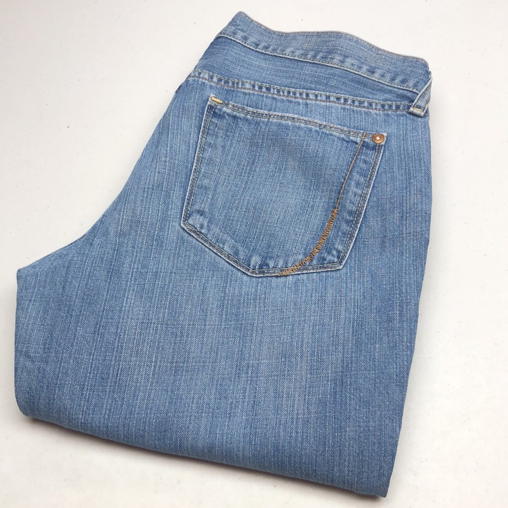 VINTAGE BOHO OLD NAVY THE FLIRT WIDE FLARE LEG JEANS 12/31x32 ⭐️